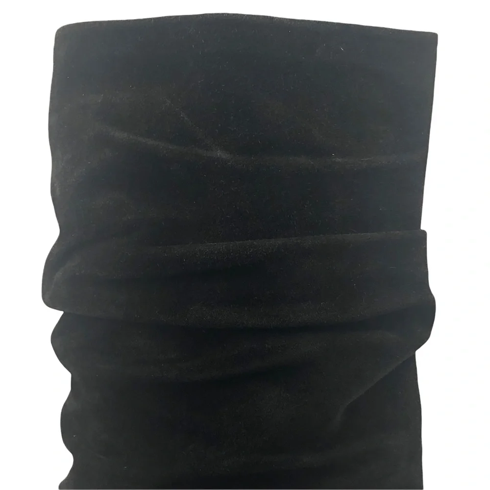 Dior Suede Tall Boots Black Leather US 39 - Picture 4 of 16